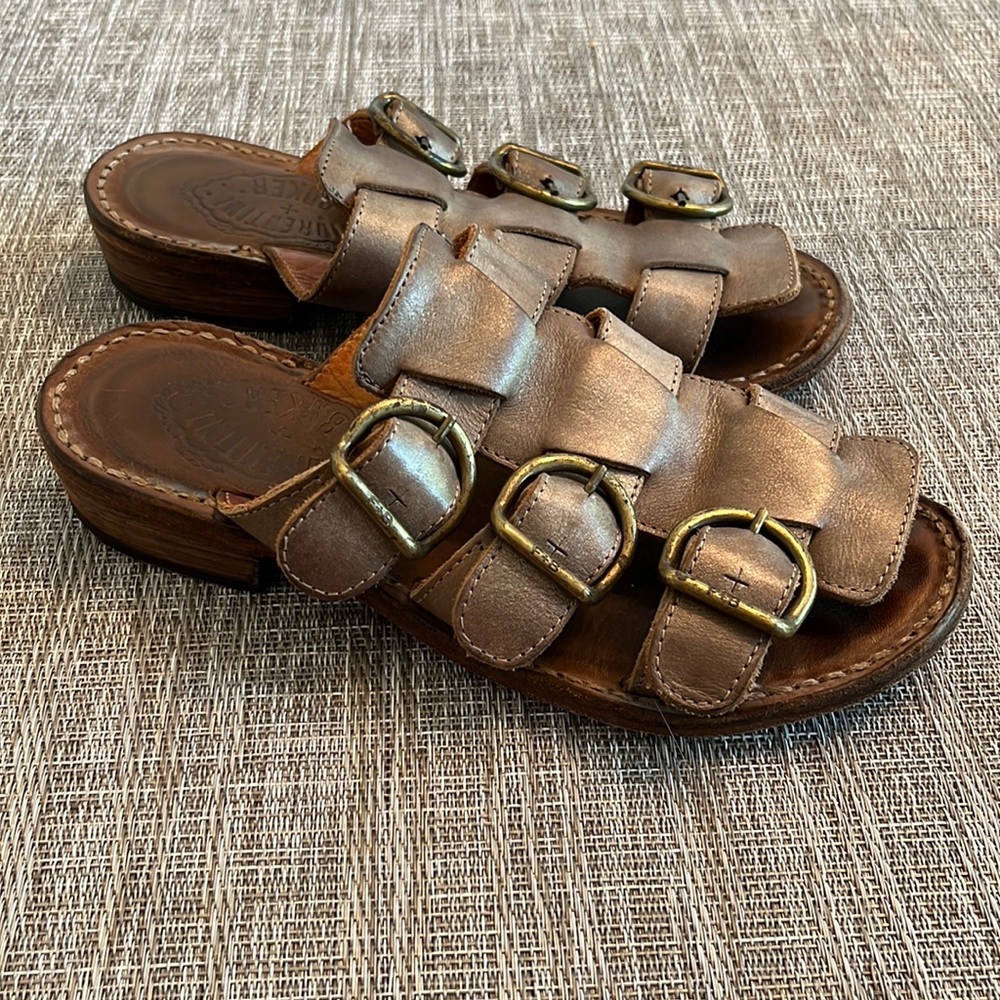 Gladiator style leather sandals